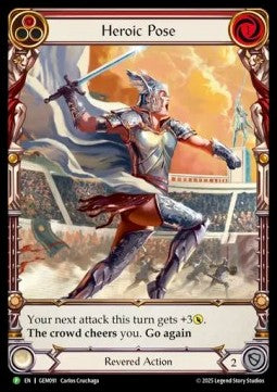 Heroic Pose (Red) (Extended Art) [GEM091] (GEM Pack Promos) Regular