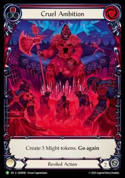 Cruel Ambition (Extended Art) [GEM096] (GEM Pack Promos) Regular