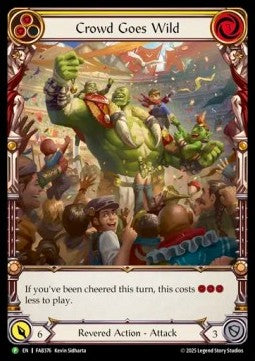 Crowd Goes Wild (Extended Art) [FAB376] (FAB Promos) Cold Foil
