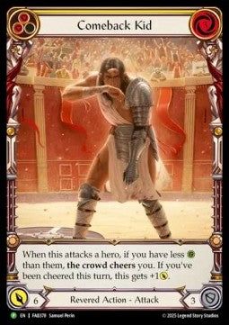 Comeback Kid (Yellow) (Extended Art) [FAB378] (FAB Promos) Rainbow Foil