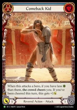 Comeback Kid (Blue) (Extended Art) [FAB379] (FAB Promos) Rainbow Foil