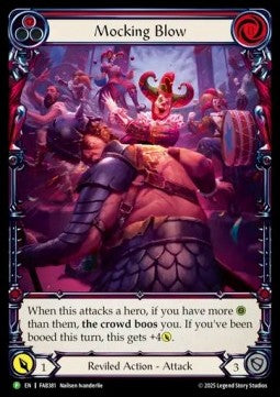 Mocking Blow (Red) (Extended Art) [FAB381] (FAB Promos) Rainbow Foil