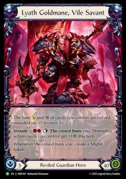 Lyath Goldmane, Vile Savant [HER149] (Hero Promos) Rainbow Foil