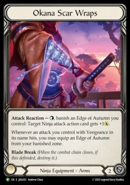 Okana Scar Wraps [JDG055] (Judge Promos) Cold Foil