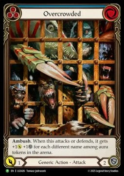 Overcrowded (Extended Art) [LGS426] (LGS Promos) Cold Foil