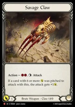 Savage Claw [PEN001] (Compendium Of Rathe) Regular