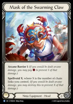 Mask of the Swarming Claw [PEN030] (Compendium Of Rathe) Cold Foil