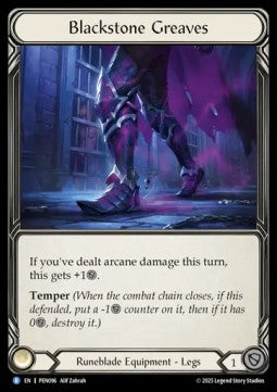 Blackstone Greaves [PEN096] (Compendium Of Rathe) Cold Foil