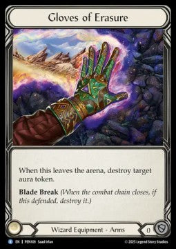 Gloves of Erasure [PEN109] (Compendium Of Rathe) Cold Foil