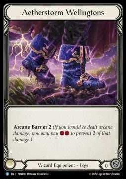 Aetherstorm Wellingtons [PEN110] (Compendium Of Rathe) Cold Foil