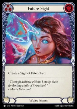 Future Sight (Blue) [PEN119] (Compendium Of Rathe) Rainbow Foil