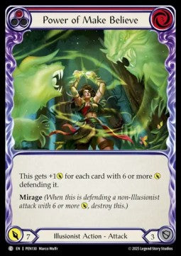 Power of Make Believe (Red) [PEN130] (Compendium Of Rathe) Rainbow Foil