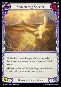 Shimmering Specter (Yellow) [PEN134] (Compendium Of Rathe) Rainbow Foil