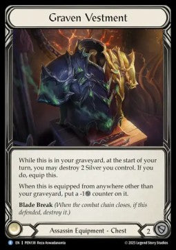 Graven Vestment [PEN138] (Compendium Of Rathe) Cold Foil