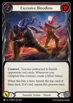 Excessive Bloodloss (Red) [PEN144] (Compendium Of Rathe) Rainbow Foil