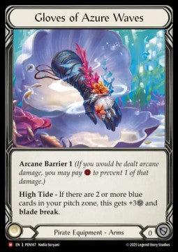 Gloves of Azure Waves [PEN167] (Compendium Of Rathe) Regular