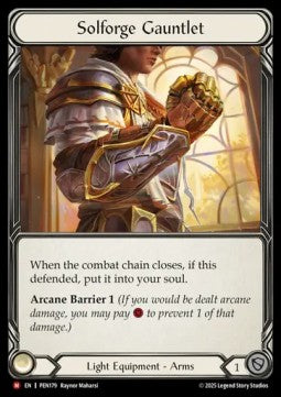 Solforge Gauntlet [PEN179] (Compendium Of Rathe) Regular