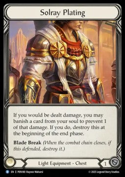 Solray Plating [PEN180] (Compendium Of Rathe) Cold Foil