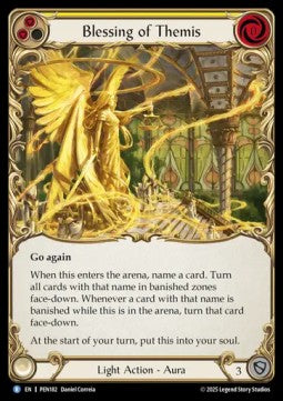 Blessing of Themis [PEN182] (Compendium Of Rathe) Rainbow Foil