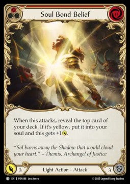 Soul Bond Belief (Red) [PEN186] (Compendium Of Rathe) Rainbow Foil