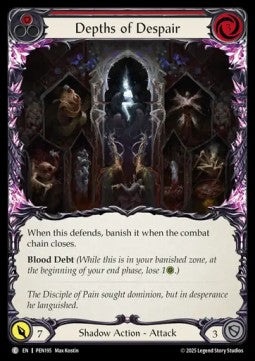 Depths of Despair (Red) [PEN195] (Compendium Of Rathe) Rainbow Foil