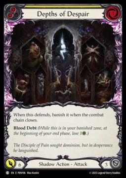 Depths of Despair (Yellow) [PEN196] (Compendium Of Rathe) Rainbow Foil