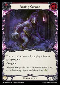 Fasting Carcass (Red) [PEN198] (Compendium Of Rathe) Rainbow Foil