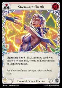 Stormwind Sheath [PEN209] (Compendium Of Rathe) Rainbow Foil