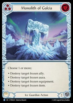 Monolith of Galcia [PEN225] (Compendium Of Rathe) Rainbow Foil