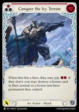 Conquer the Icy Terrain (Red) [PEN231] (Compendium Of Rathe) Regular