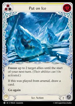 Put on Ice (Yellow) [PEN235] (Compendium Of Rathe) Rainbow Foil