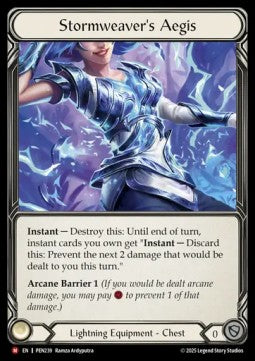 Stormweaver's Aegis [PEN239] (Compendium Of Rathe) Cold Foil