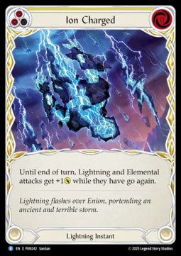 Ion Charged [PEN242] (Compendium Of Rathe) Rainbow Foil