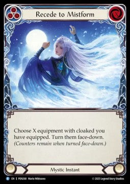 Recede to Mistform [PEN268] (Compendium Of Rathe) Rainbow Foil