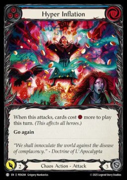 Hyper Inflation (Blue) [PEN284] (Compendium Of Rathe) Rainbow Foil