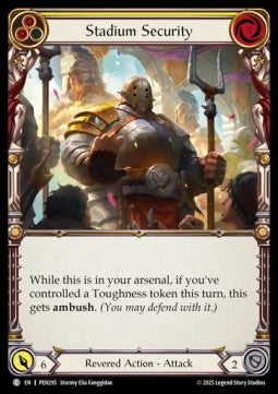 Stadium Security (Yellow) [PEN295] (Compendium Of Rathe) Rainbow Foil