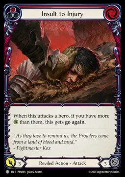 Insult to Injury (Red) [PEN303] (Compendium Of Rathe) Regular