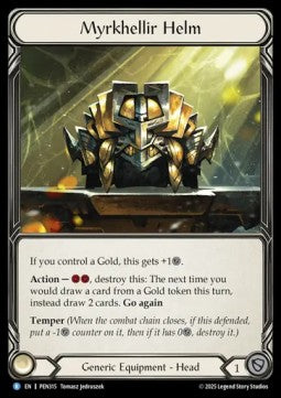 Myrkhellir Helm [PEN315] (Compendium Of Rathe) Cold Foil
