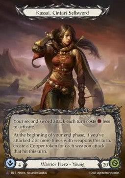 Kassai, Cintari Sellsword (Marvel) [PEN336] (Compendium Of Rathe) Cold Foil