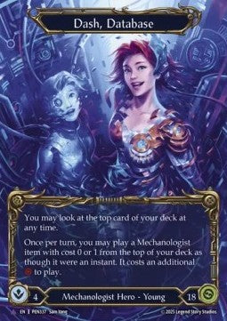 Dash, Database (Marvel) [PEN337] (Compendium Of Rathe) Cold Foil