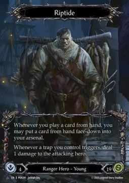 Riptide (Marvel) [PEN341] (Compendium Of Rathe) Cold Foil