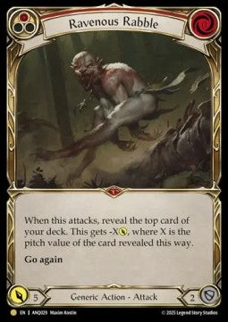 Ravenous Rabble (Red) [PEN029] (Compendium Of Rathe) Regular