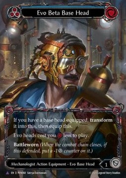 Evo Beta Base Head (Marvel) [PEN068] (Compendium Of Rathe) Cold Foil