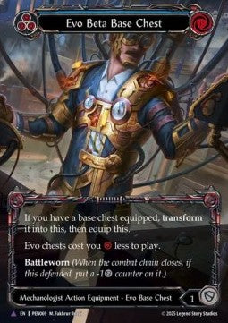 Evo Beta Base Chest (Marvel) [PEN069] (Compendium Of Rathe) Cold Foil
