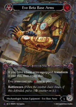 Evo Beta Base Arms (Marvel) [PEN070] (Compendium Of Rathe) Cold Foil