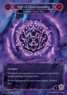 Sigil of Gravespawning (Marvel) [PEN098] (Compendium Of Rathe) Cold Foil