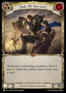 That All You Got? [ANQ018] (Compendium of Rathe - Antiquity Pack) Cold Foil