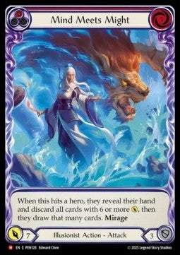 Mind Meets Might (Extended Art) [PEN128] (Compendium Of Rathe) Rainbow Foil