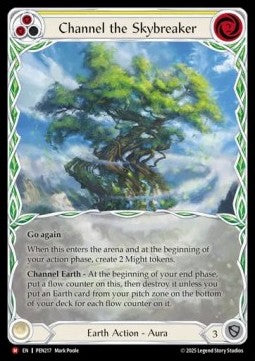Channel the Skybreaker (Extended Art) [PEN217] (Compendium Of Rathe) Cold Foil