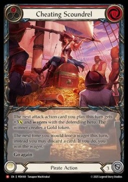 Cheating Scoundrel (Extended Art) [PEN169] (Compendium Of Rathe) Rainbow Foil